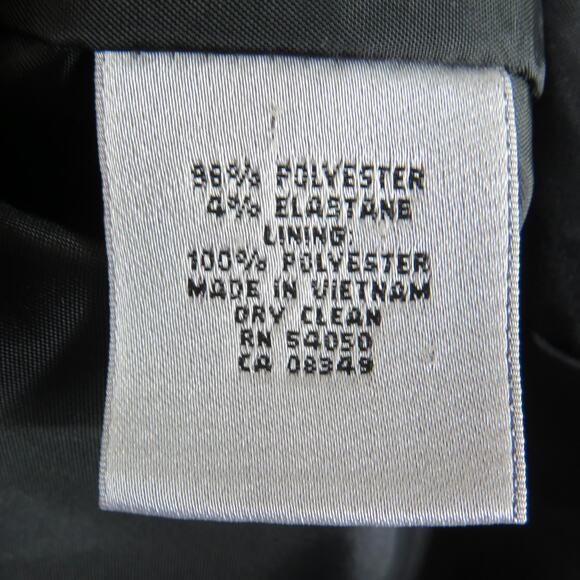 Vintage Kasper Red Blazer Notch Collar Black Buttons Size 10 - Picture 5 of 6